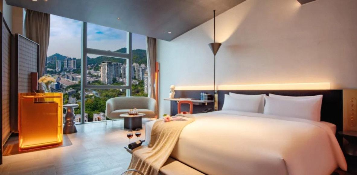 The Clouds Apartment Shenzhen Esterno foto